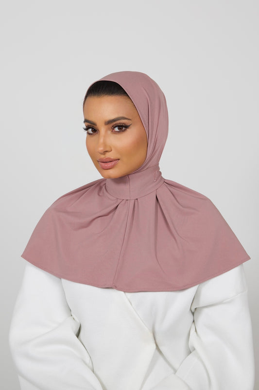 Ready to Wear Hijab In Soft Plum