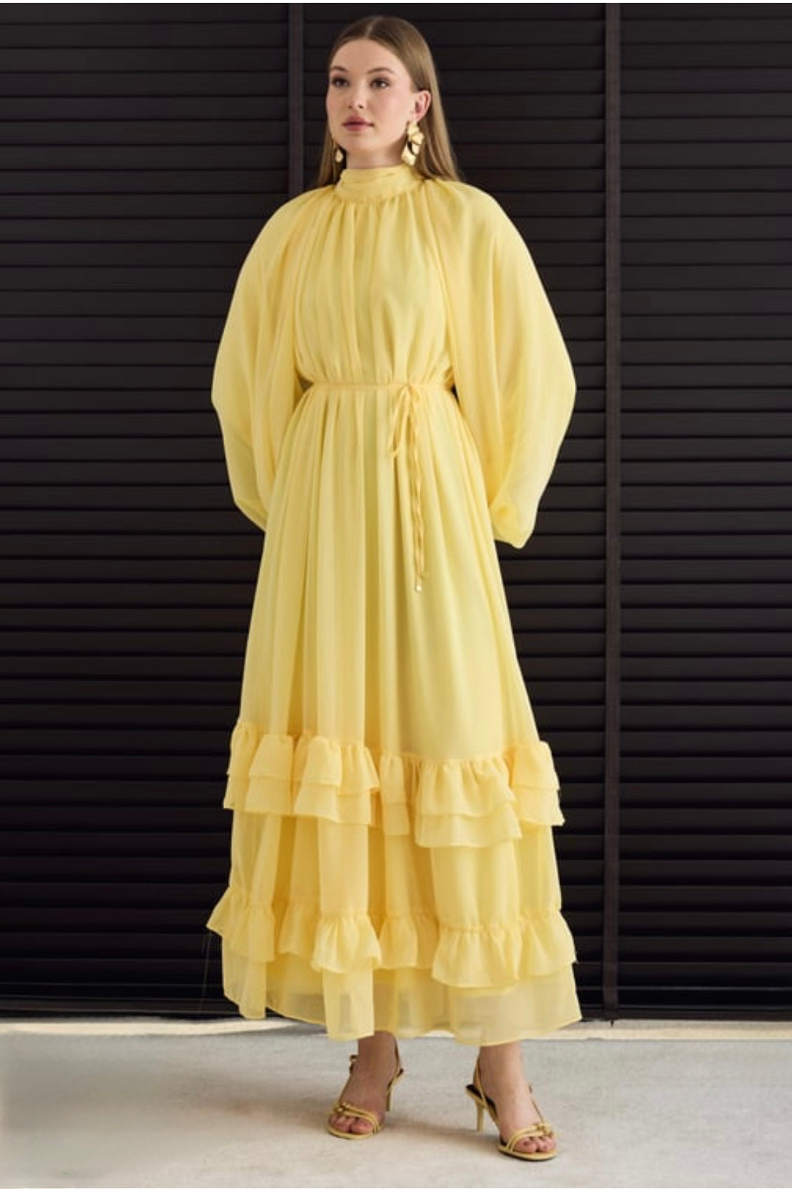 Lumierè Jaune Maxi Dress