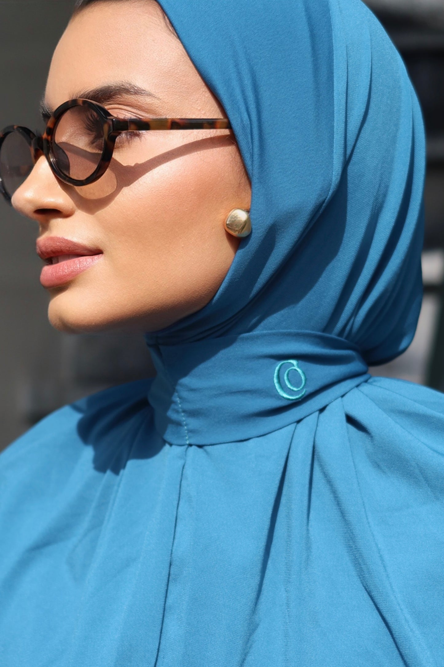 Ready To Wear Hijab In Icy Azure