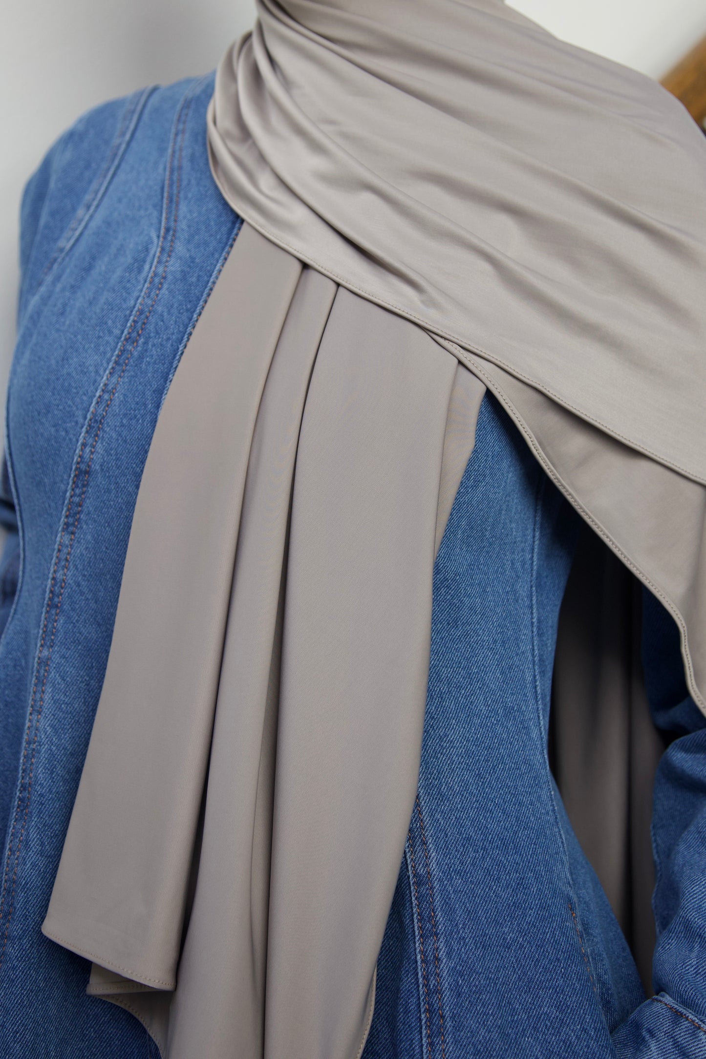 Liquid Jersey Scarf Stone