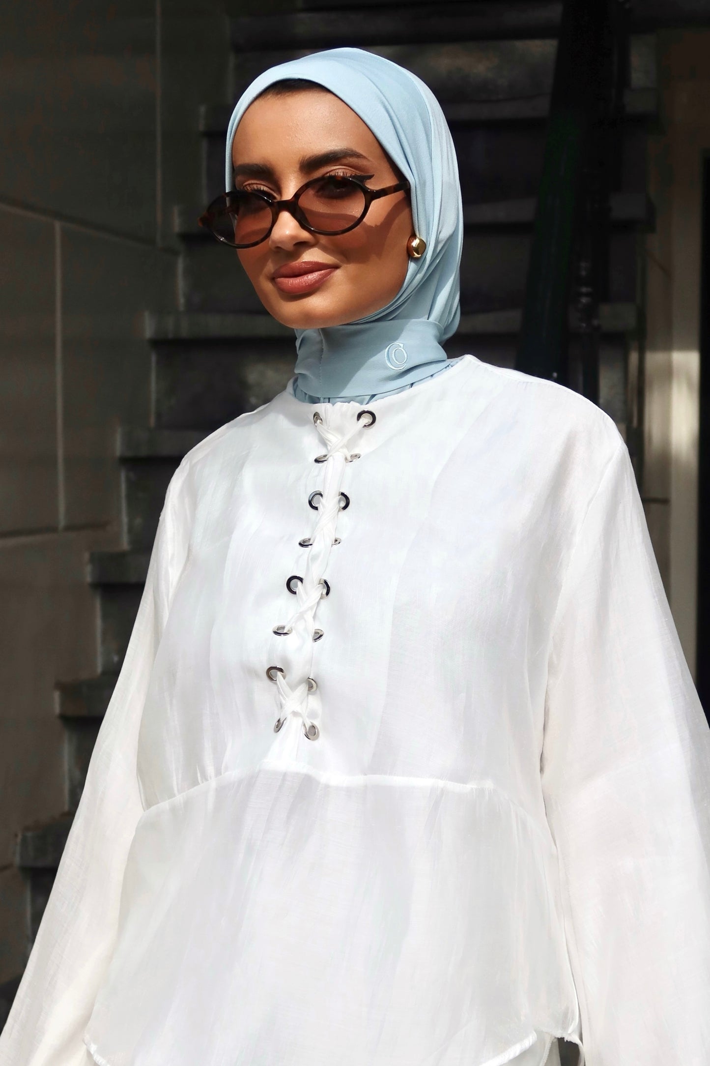 Été Élégant Two-Piece Set White