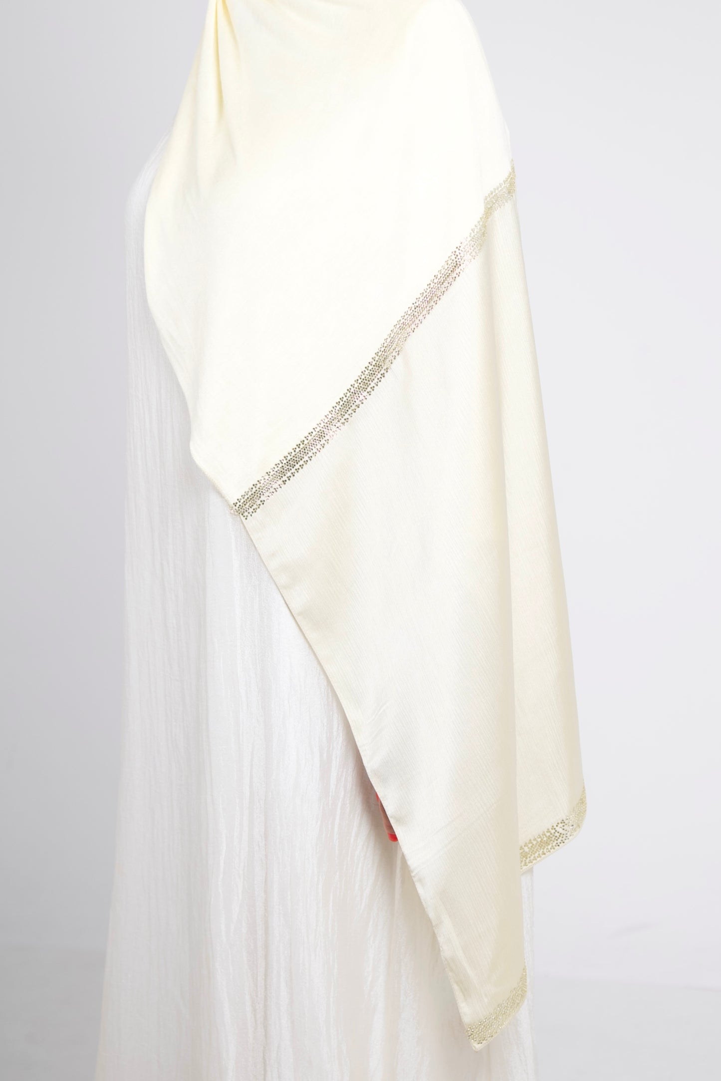 Dubai Satin jersey Scarf Soft Yellow
