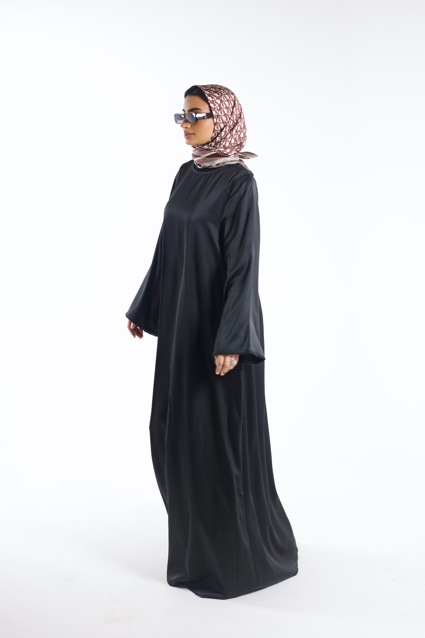 Silk Abaya Noir