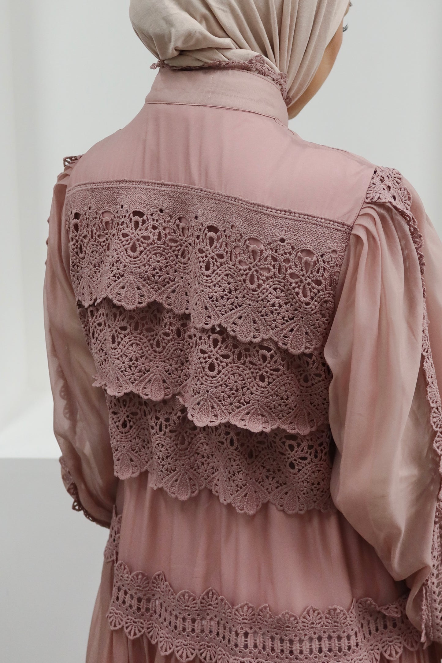 Organza Dress Old Pink