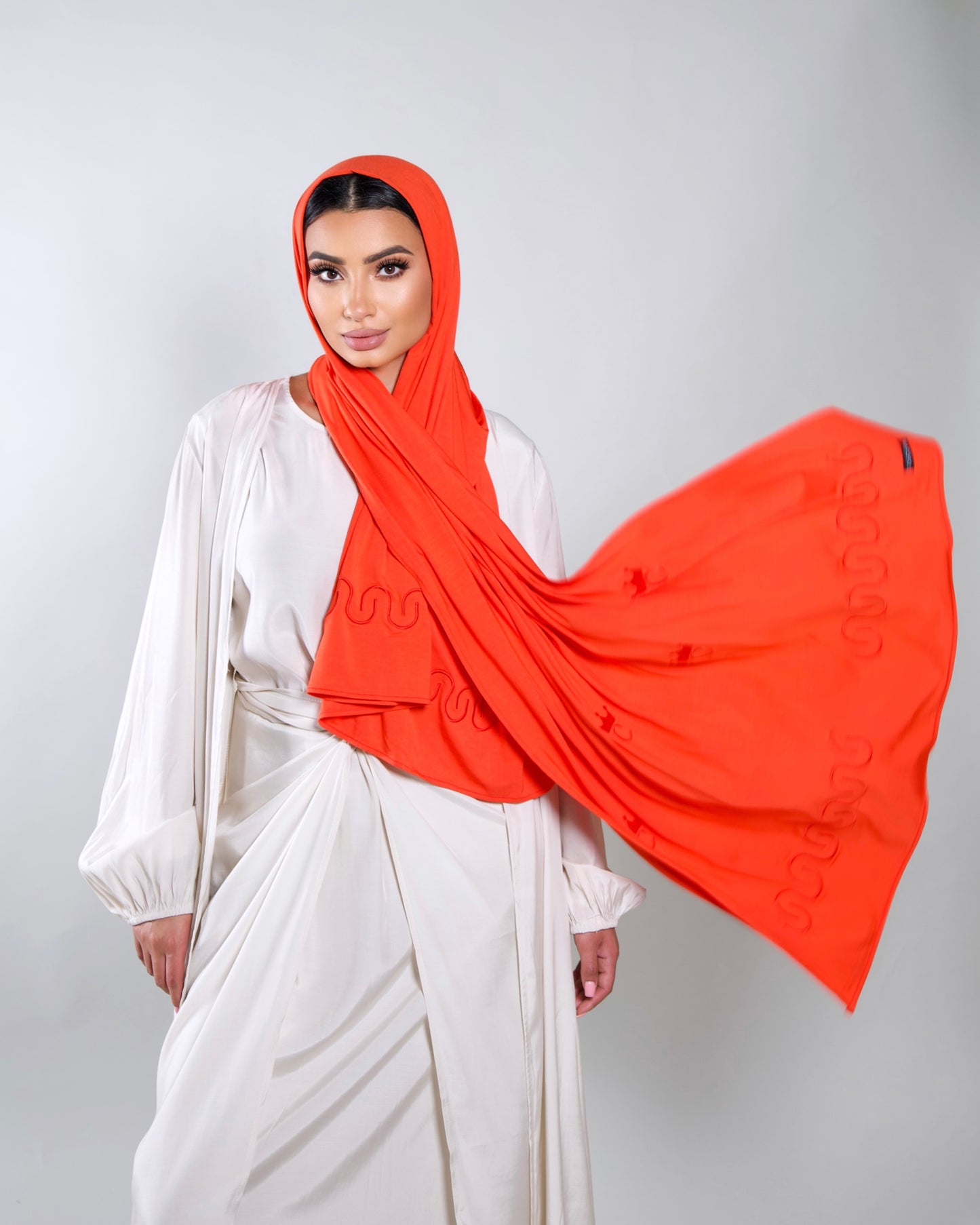 CoCoVa Bamboo Scarf Queen In Coral Red
