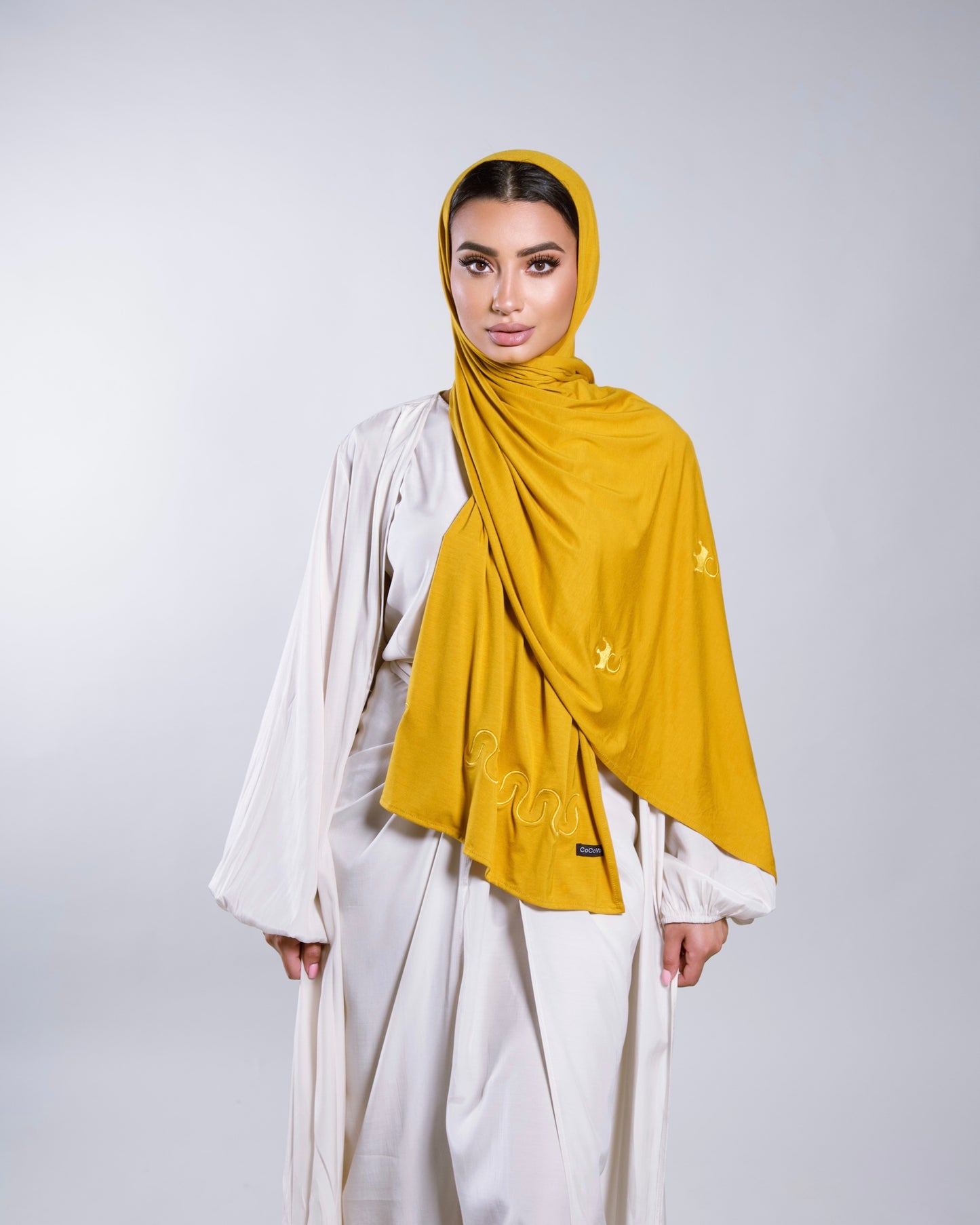 CoCoVa Bamboo Scarf Queen In Ocher Yellow
