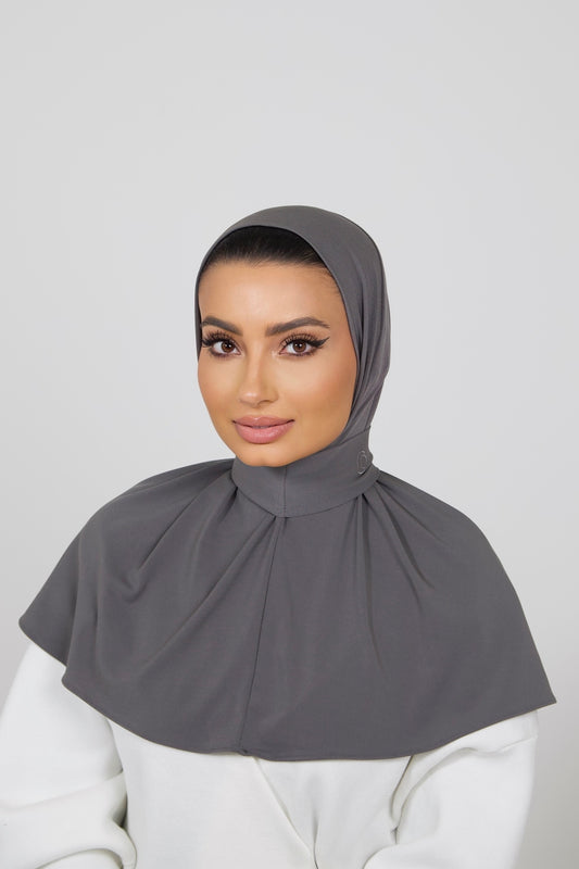 Ready To Wear Hijab In Stone