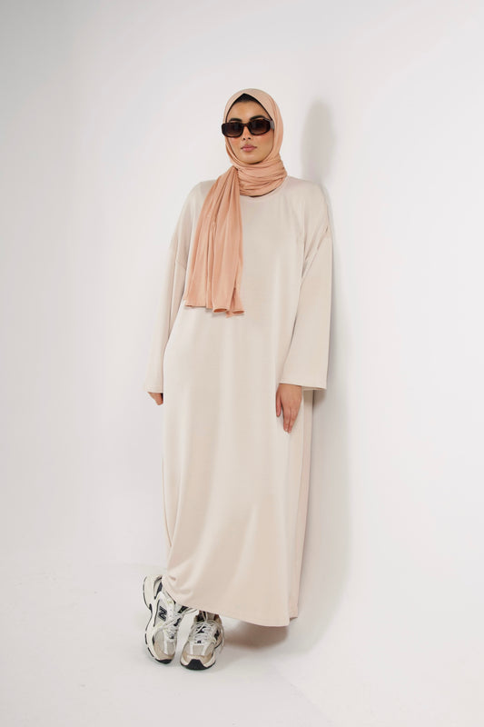 Basic Oversized Dress Ivory