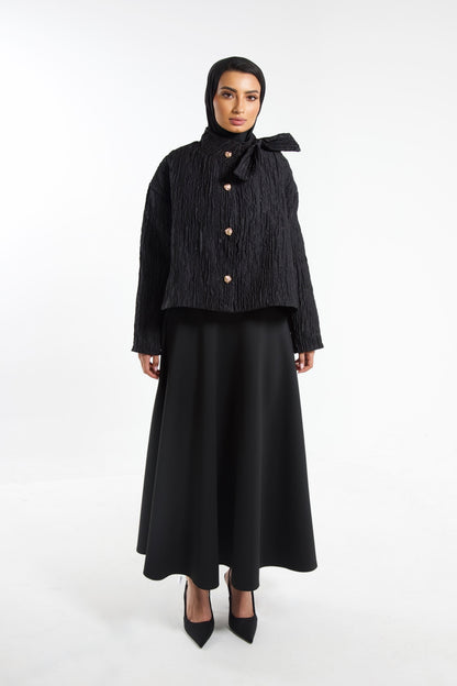 Cropped Jacket Black