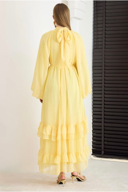 Lumierè Jaune Maxi Dress