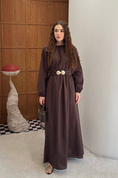 Maris Shell Dress Cacao