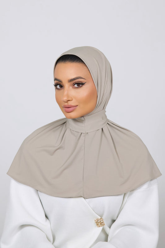 Ready To Wear Hijab In Bone