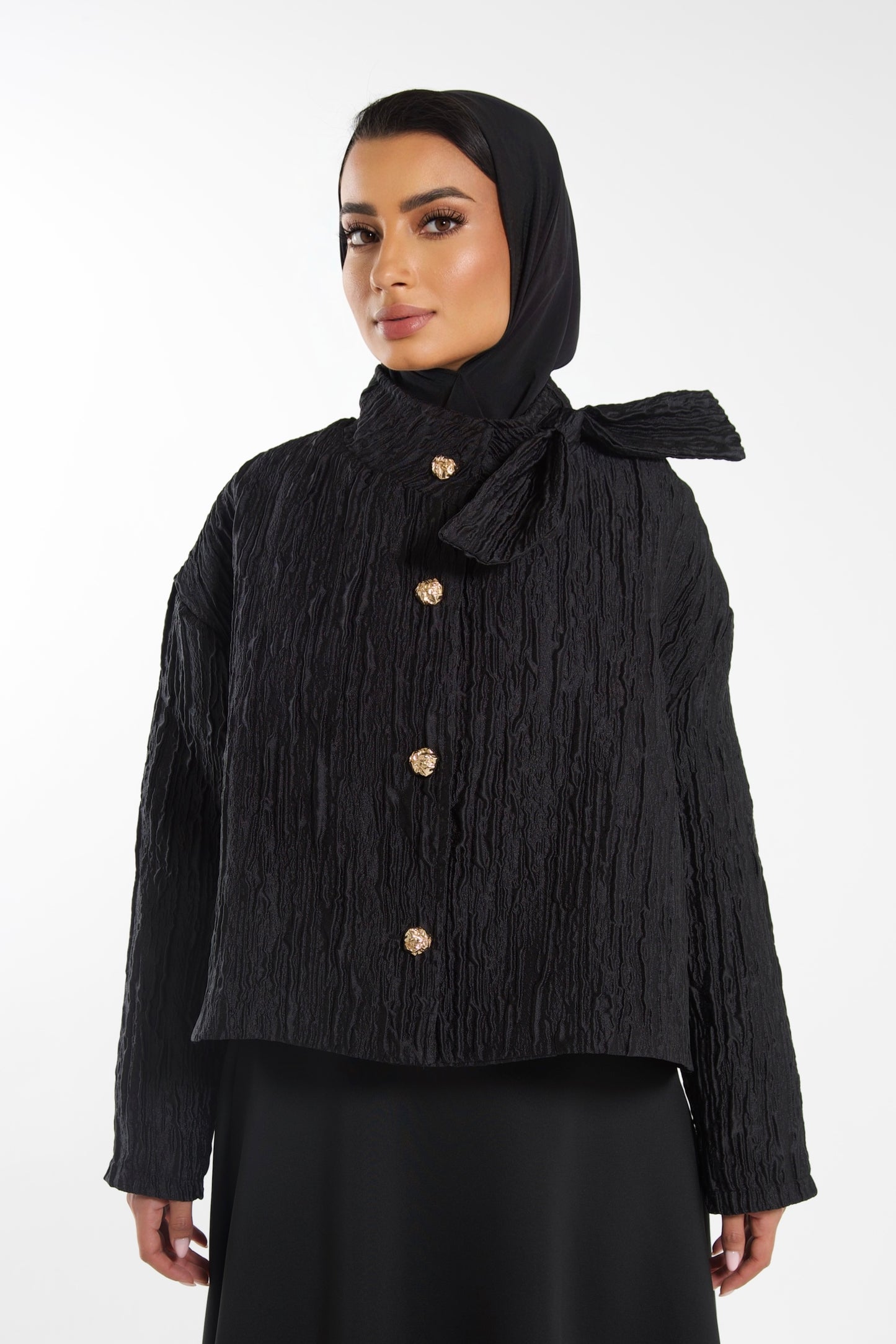 Cropped Jacket Black