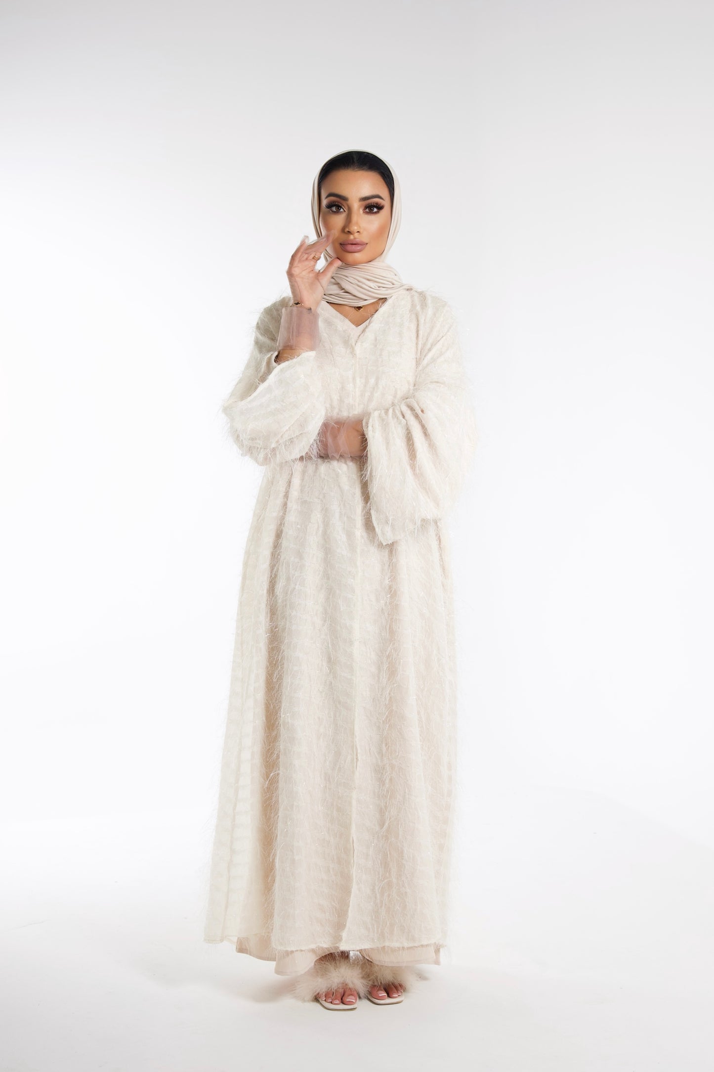 Doha Abaya Ivory