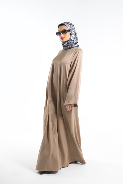 Silk Abaya Mocca