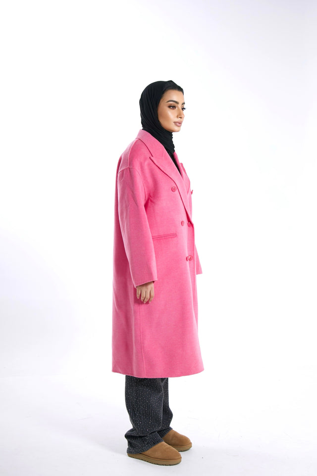 Wool Coat Pink