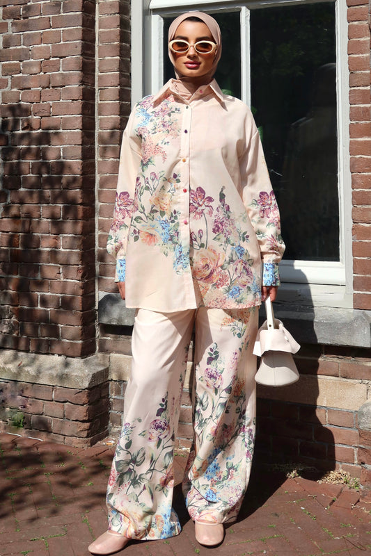 Floral Set Peach